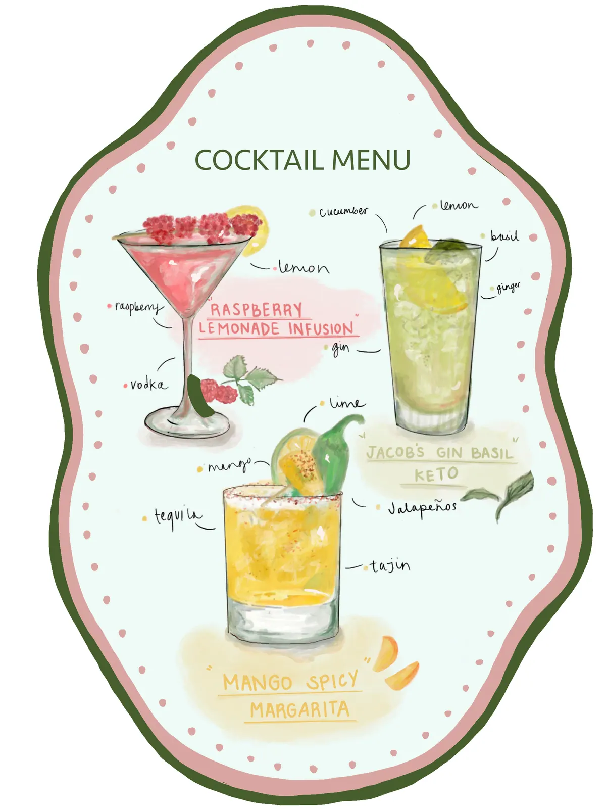 Cocktail Menu Design